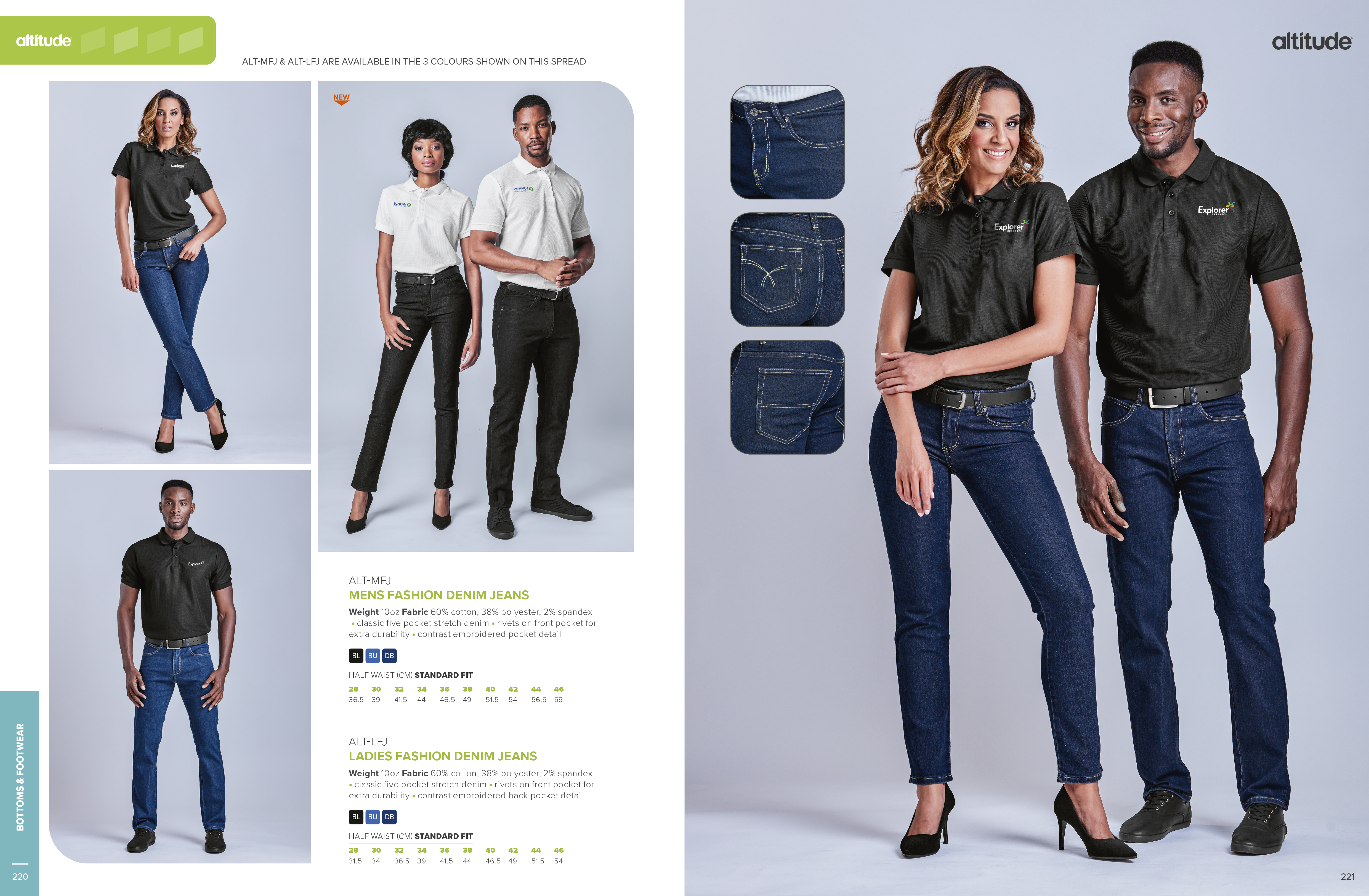 ALT-LFJ - Ladies Fashion Denim Jeans - Catalogue Image
